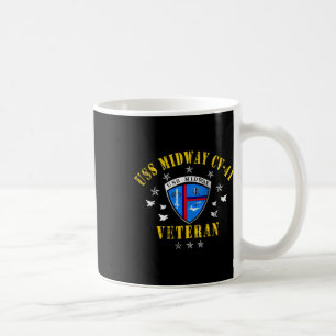 Mug Drapeau Usa Vétéran Porte-Avions Uss Midway Cv 41