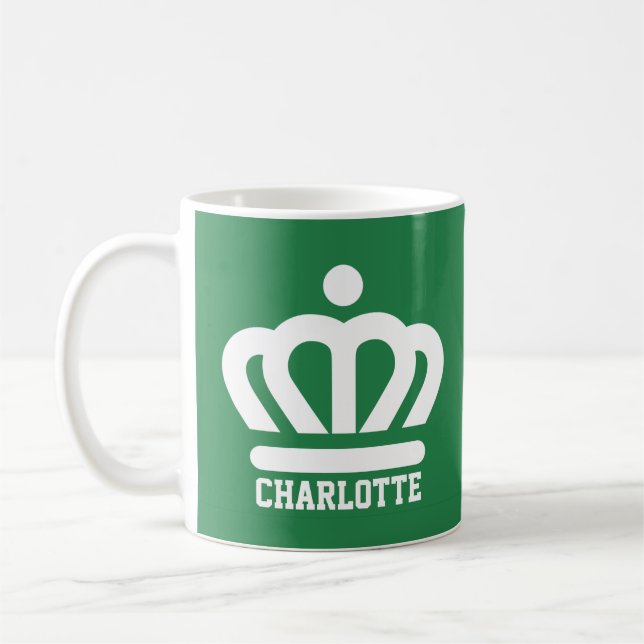 Mug Drapeau (variante) de Charlotte, NC (Gauche)
