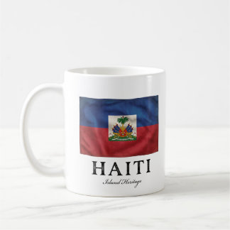 Mug Drapeau Vintage Haïti | Patrimoine des Caraïbes