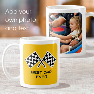 Mug Drapeaux de voiture photo personnalisée Meilleur P