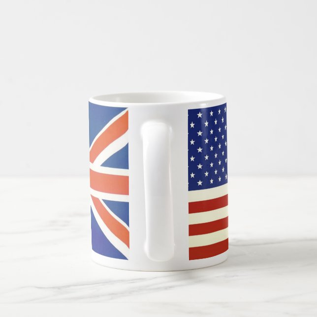 Mug Drapeaux des Etats-Unis les Anglais (Poignée)