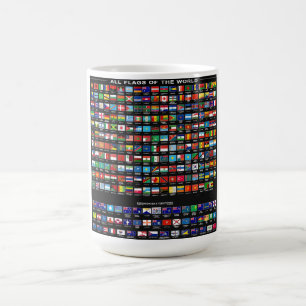 Mug Drapeaux du monde – Collection de 195 nations