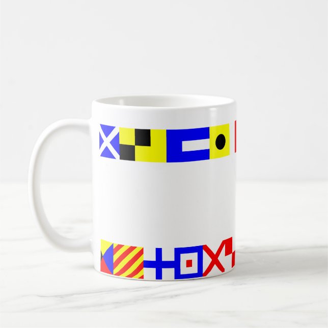 Mug Drapeaux nautiques (Gauche)