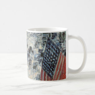 Mug Drapeaux sur la 57ème rue par Frederick Childe Has