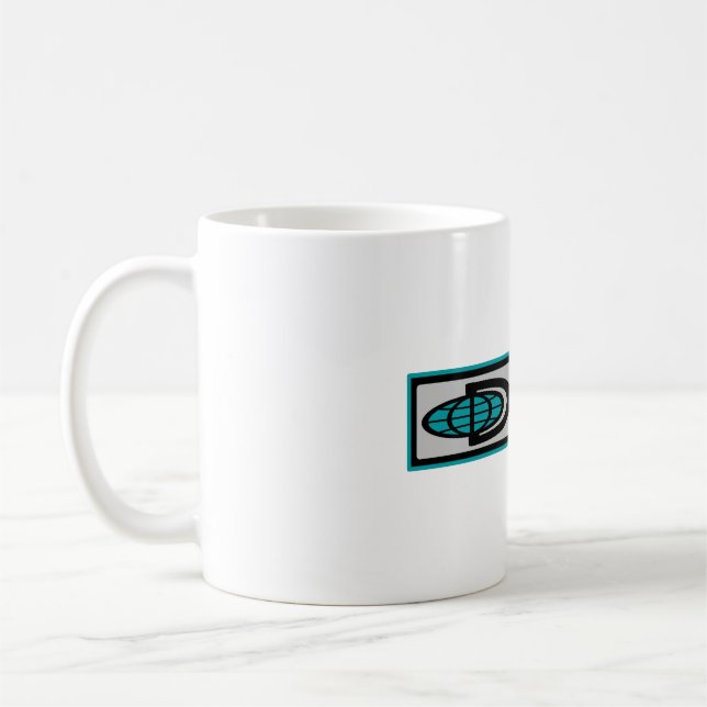 Mug DRAPEZ le logo radio de jambon amateur (Gauche)