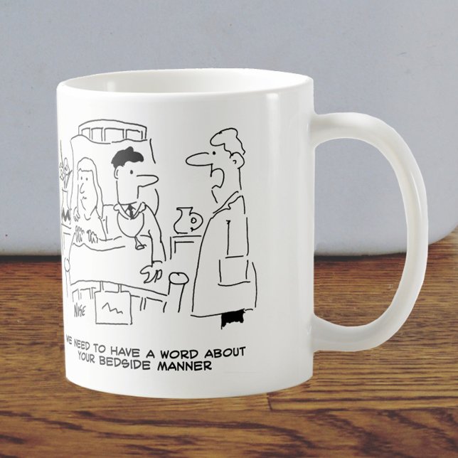 Mug Draps du docteur pas assez droit (Créateur téléchargé)