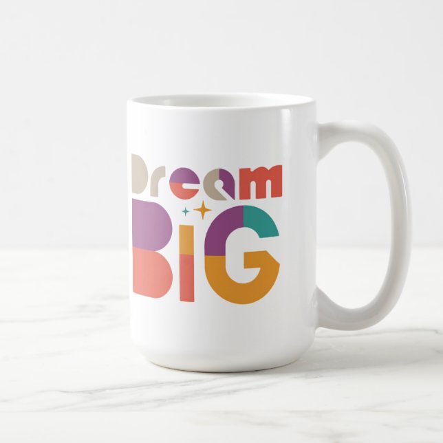 Mug Dream Big Inspirational (Droite)