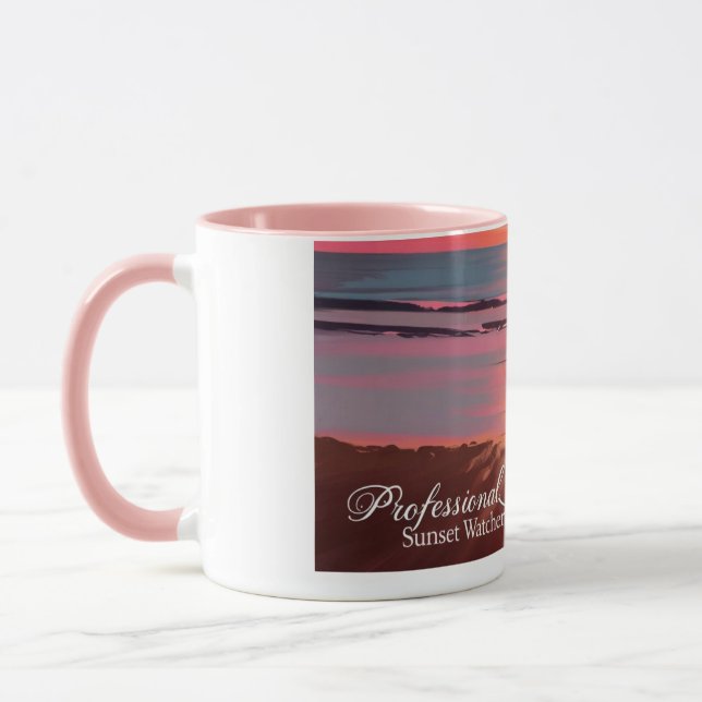 Mug Dream Job Mug, surveillance professionnelle Sunset (Gauche)