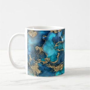 Mug DreamBlue Turquoise et Gold