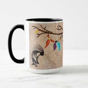 Mug Dreamcatcher plumes arbre Kokopelli