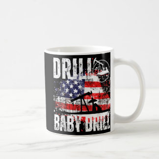 Mug Drill Bébé Drill Oilfield American Flag Oil Drilli