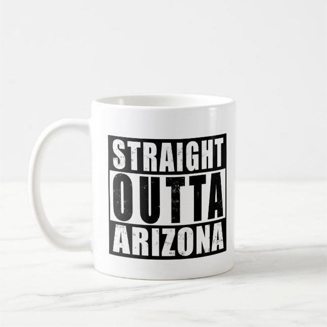 Mug Droit devant Arizona Typographie urbaine (Gauche)