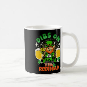 Mug Droit sur la rousse Drôle de St Patrick irlandais