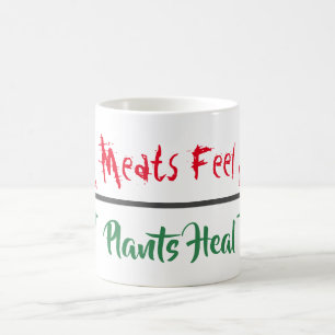 Mug Droits des animaux "Les viandes se sentent guérir