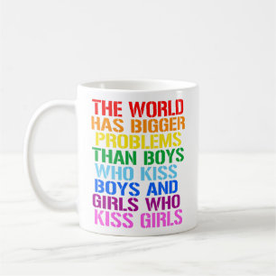 Mug Droits LGBTQ Le monde connaît des problèmes plus i