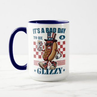 Mug Drôle 4 juillet Mauvaise journée pour être un Gliz