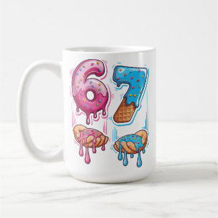 Mug Drôle 67 Mème Donut Glace Argot Gen Alpha