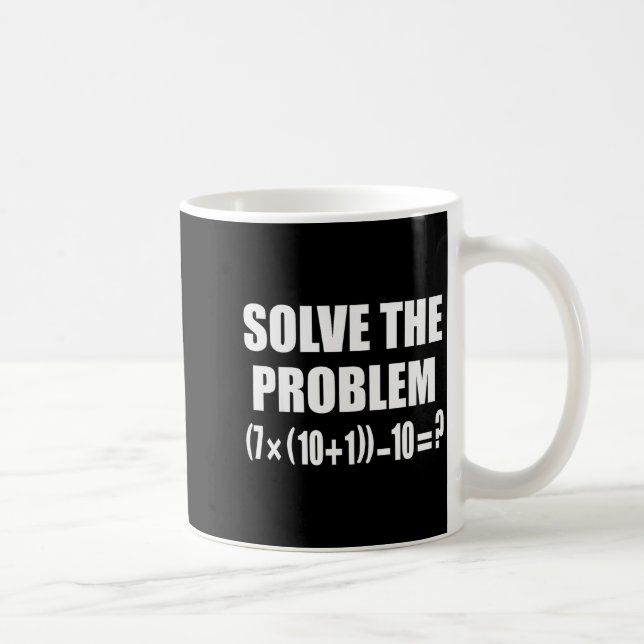 Mug Drôle 67 Mème Pemdas Prof de maths élémentaire Cer (Droite)