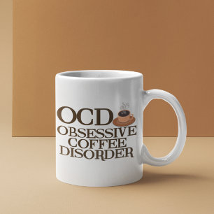 Mug Drôle accroc au café