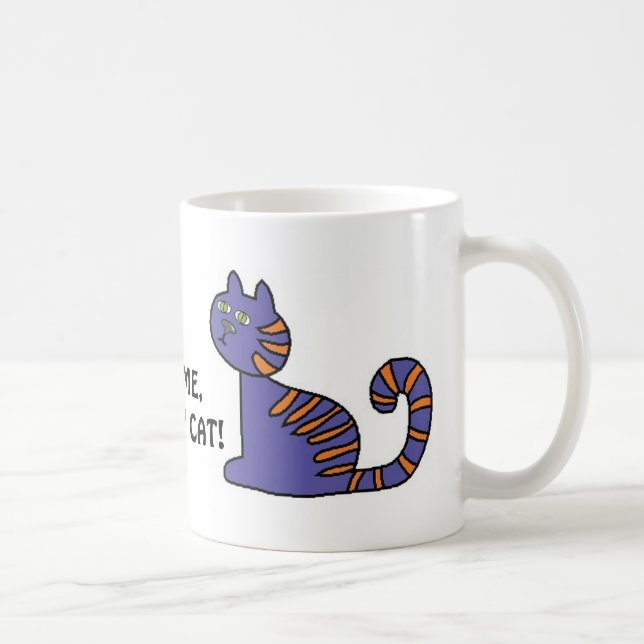 Mug Drôle Amour Moi Aimer Mon Chat (Droite)