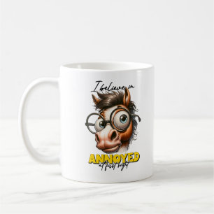 Mug Drôle âne Je crois en Fâché à première vue
