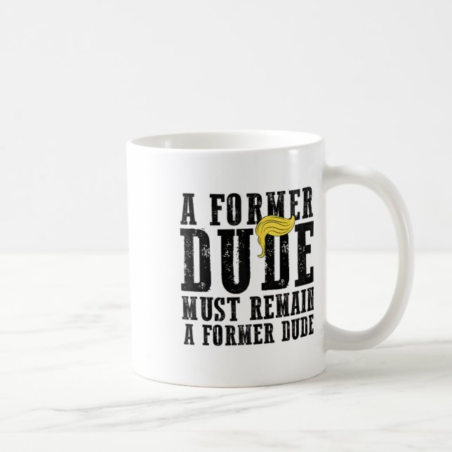 Mug Drôle anti-Trump en disant le vote de l'ancien pré (Droite)
