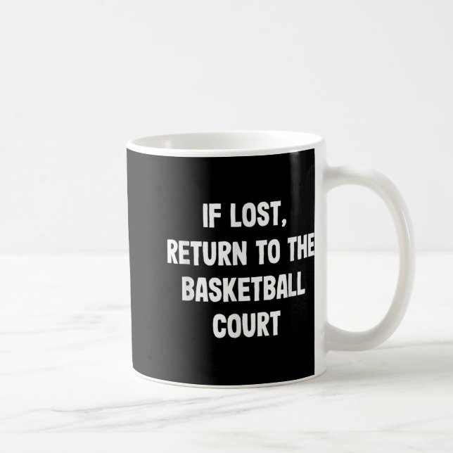 Mug Drôle Basketball Dunk Tee Pour Enfants Champs (Droite)