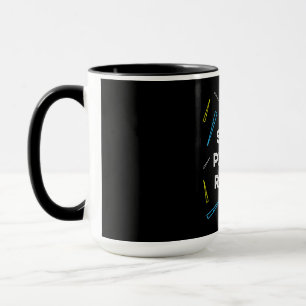 Mug Drôle Biologique Mangez une pipette de sommeil R