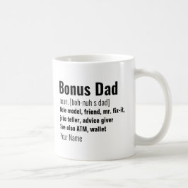 Mug Drôle Bonus Papa Définition Pour La Fête des pères