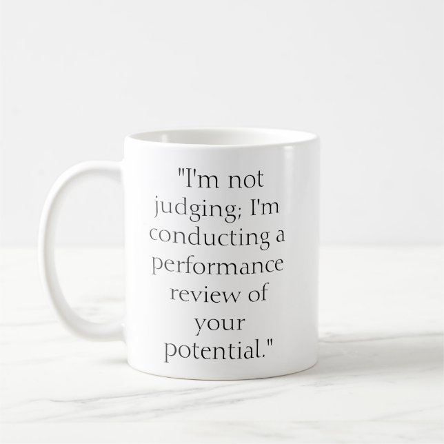 Mug Drôle Boss Typographie Humour (Gauche)