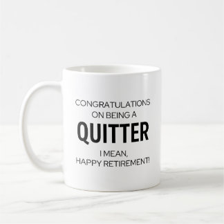 Mug Drôle boug retraite - Félicitations pour être un p