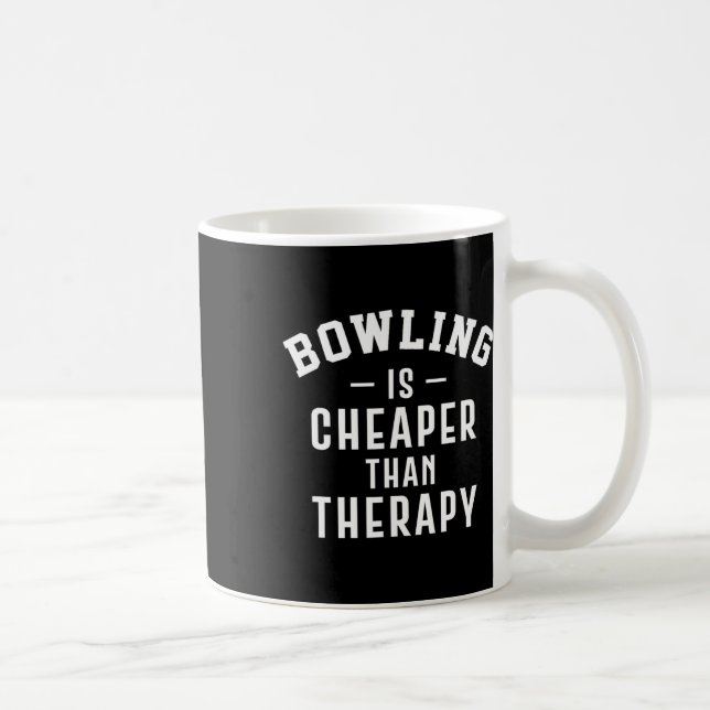 Mug Drôle Bowling Therapy - Bowling Gift (Droite)