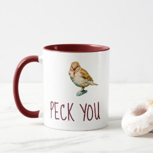 Mug Drôle Bruant - Peck You