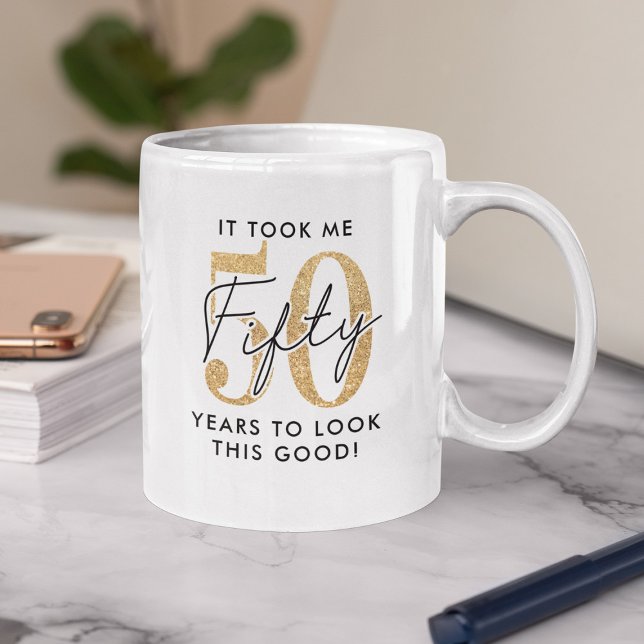 Mug Drôle cadeau de 50e anniversaire (Créateur téléchargé)