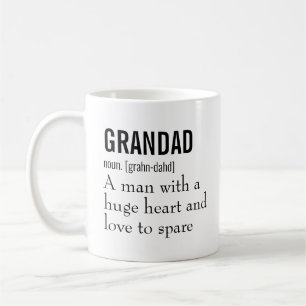 Mug Drôle cadeau de définition de grand-père pour le g