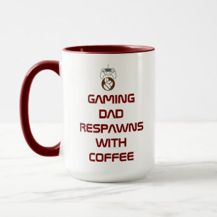 Mug Drôle cadeau de Fête des pères pour Gamer Dads