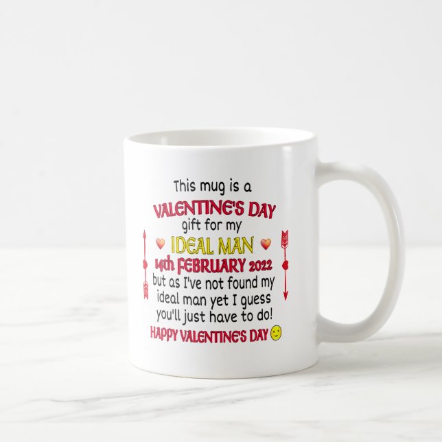 Mug Drôle cadeau de la Saint Valentin pour mon homme i (Droite)