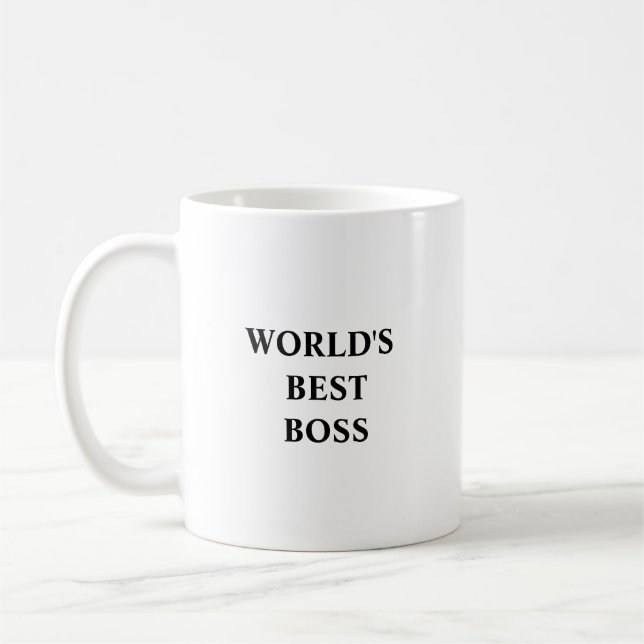 Mug Drôle cadeau d'idée unique pour Office Homme Boss (Gauche)