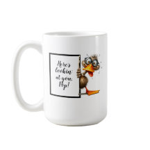 Drôle cadeau papa avec canard drôle et décalé