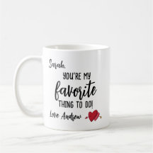 Drôle cadeau personnalisé de Saint Valentin