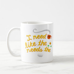 Mug Drôle café amoureux poésie Slogan Typographie Cade