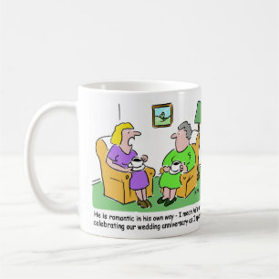 Mug Drôle Caricature de mariage sur une blague