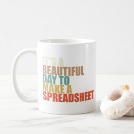 Mug Drôle C'est une belle journée pour faire une feuil