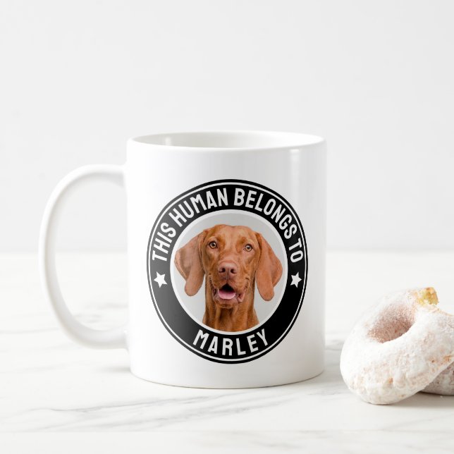 Mug Drôle Cette personne appartient à l'animal de comp (Avec donut)