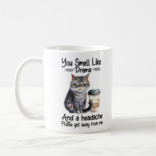 Mug Drôle Chat Grumpy Dit
