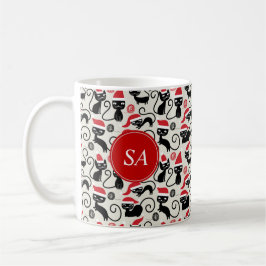 Mug Drôle chatons Cute chatons Portant le chapeau du P