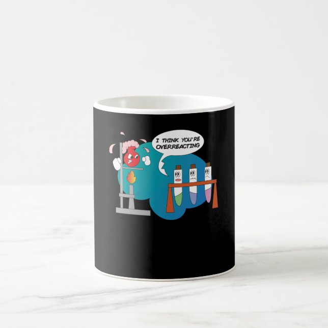 Mug Drôle Chimie Comique Réaction chimique (Centre)