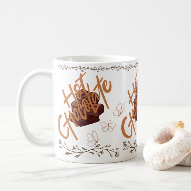 Mug drôle Chocolat chaud (Avec donut)