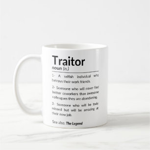 Mug Drôle collègue d'adieu, collègue quittant son empl