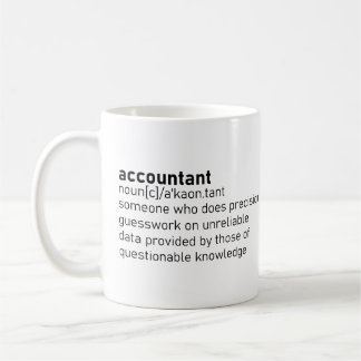 Mug Drôle comptable Définition